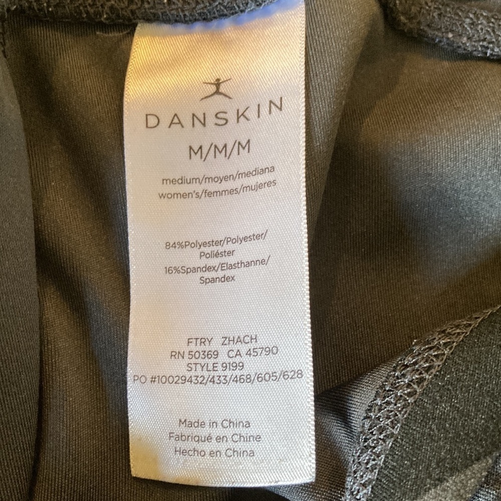 DANSKIN HIGH RISE LEGGINGS WOMEN SIZE M CAMO PRINT - Picture 12 of 13